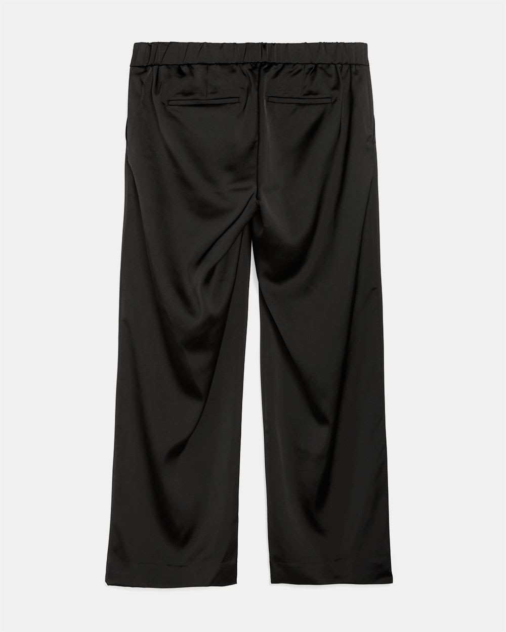 Matte Satin Pull-On Wide Leg Pant - Thyme Maternity