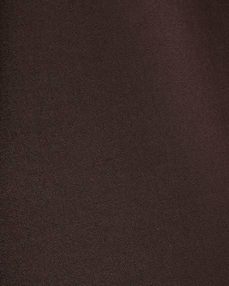 Veste Longue Sans Manches en Sergé