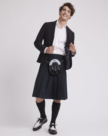 Gender-Neutral Pleated Skirt
