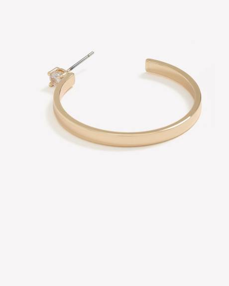 Large Hoops with Zirconias