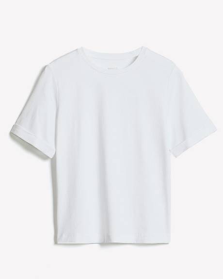 T-Shirt D&eacute;contract&eacute; en Coton Supima