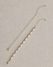 Bracelet with Quartz Beads