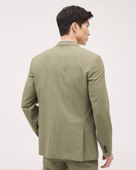 Veston de Complet Kaki à Coupe Ajustée