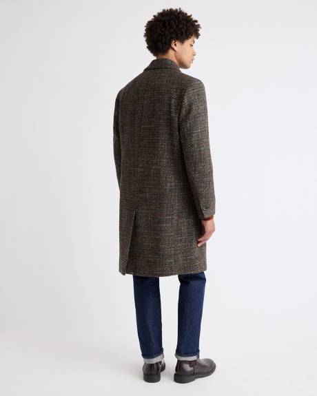 Classic Double-Breasted Bouclé Coat