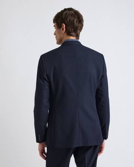 Tailored-Fit Navy Suit Blazer