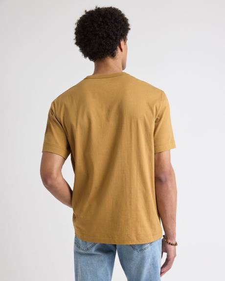 T-Shirt Essentiel à Manches Courtes et Col Rond