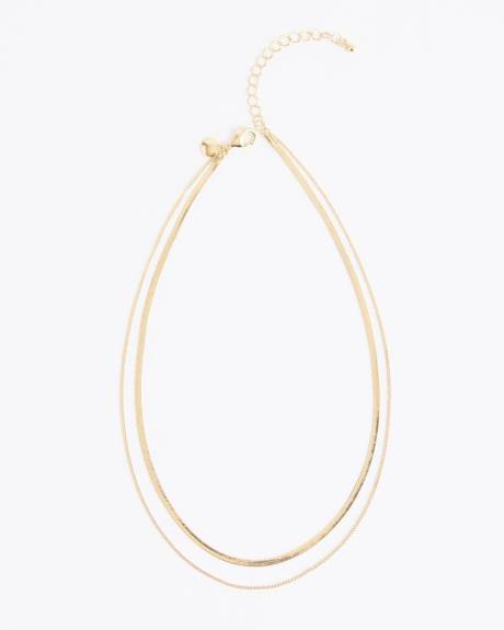 Collier à Double Chaîne