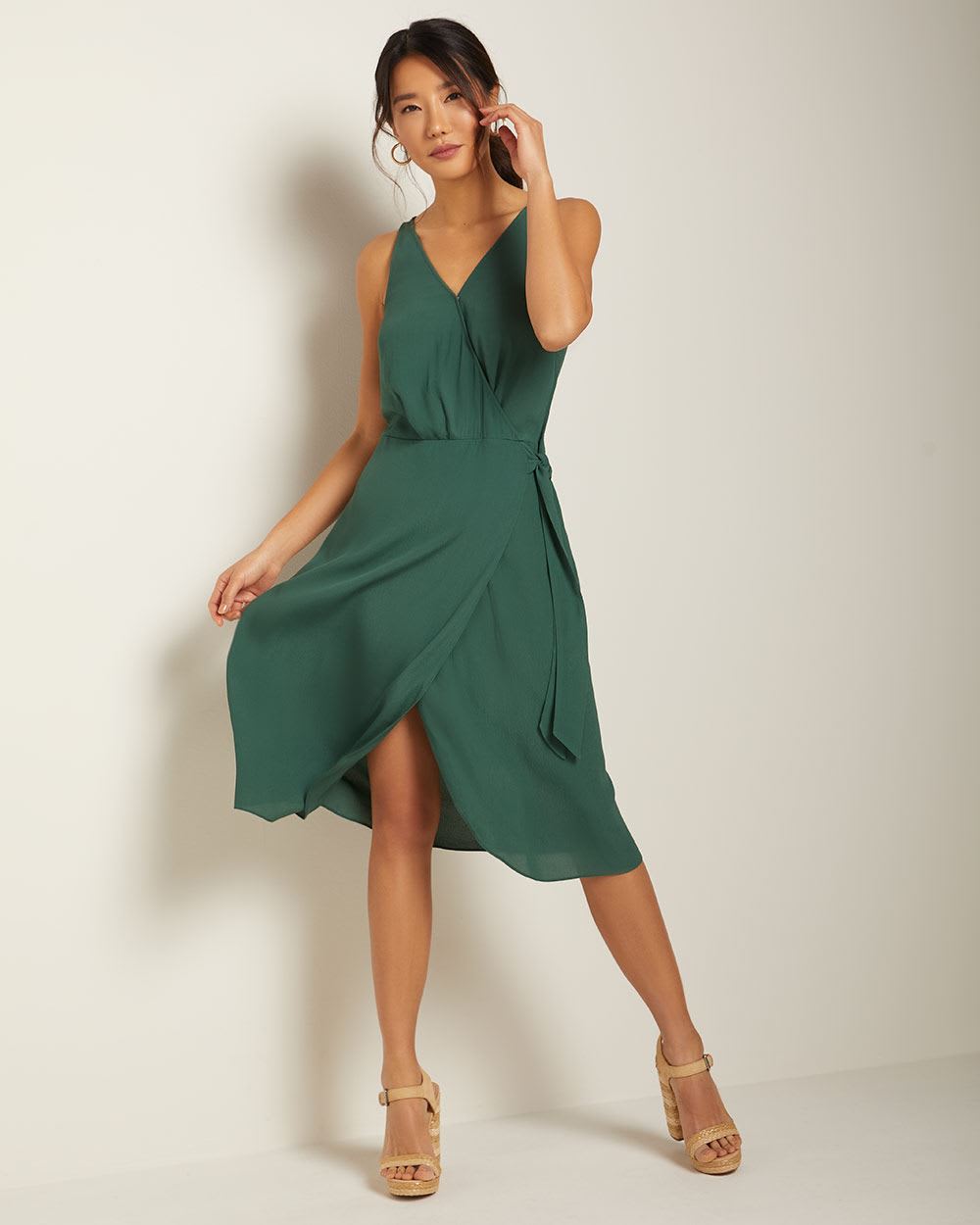 Sleeveless wrap dress RW&CO.