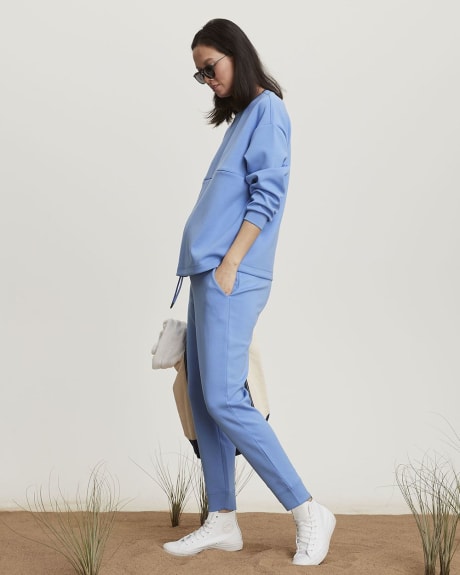 Scuba Nursing Long-Sleeve Lounge Top - Thyme Maternity
