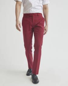 Red Ultra Slim Fit Tuxedo Pants