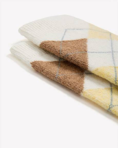 Bas Mi-Mollet en Laine et Cachemire