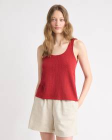 Loose Crochet Tank Top