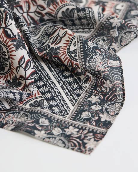 Fichu en Voile de Coton