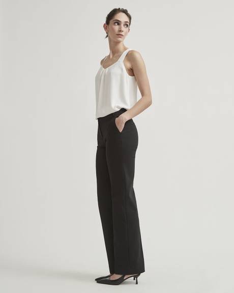 Silky Crepe Square-Neck Cami