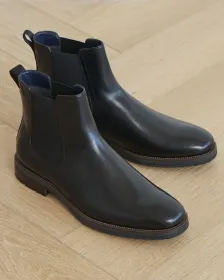 Steve Madden (TM) - Sverne Black Leather Boots