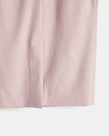Lilac High-Waist Pencil Skirt