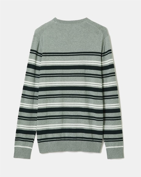 Essential Striped Crew-Neck Sweater