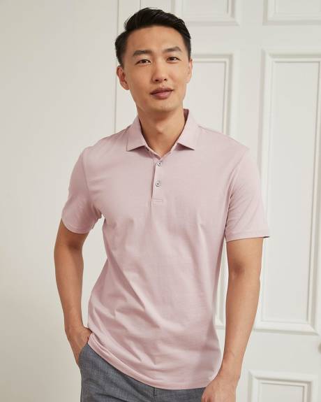 Essential Cotton Short-Sleeve City Polo