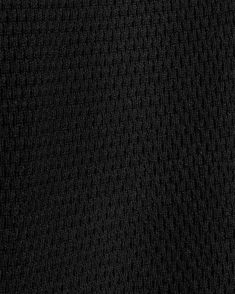 Cardigan à Col Polo et Ourlet à Volants