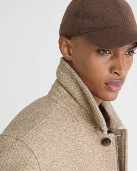 Wool-Blend Bomber Jacket