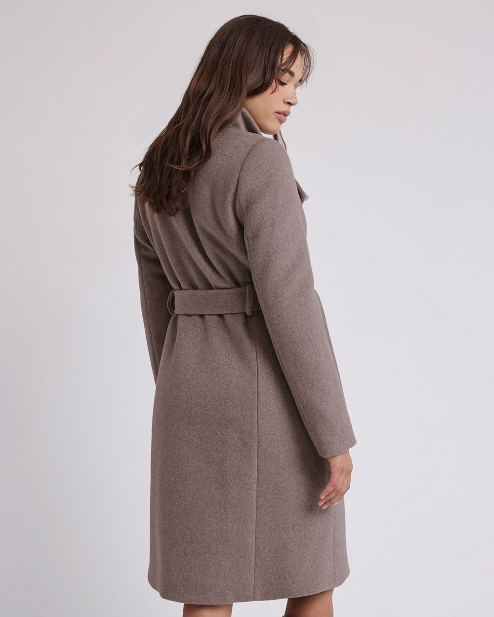 Classic Wool Coat with Polyfill Insulation