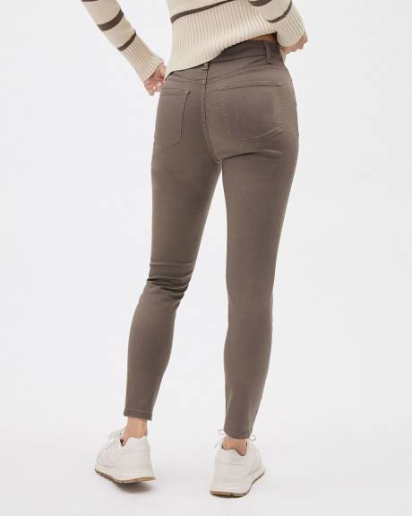 Solid High-Rise Natalie Ankle Jegging