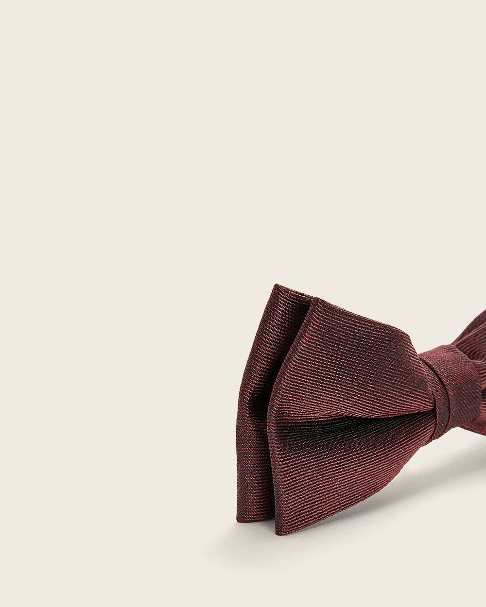 Classic Dark Red Bow Tie