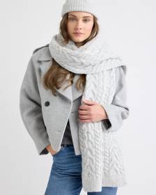Cable-Knit Scarf