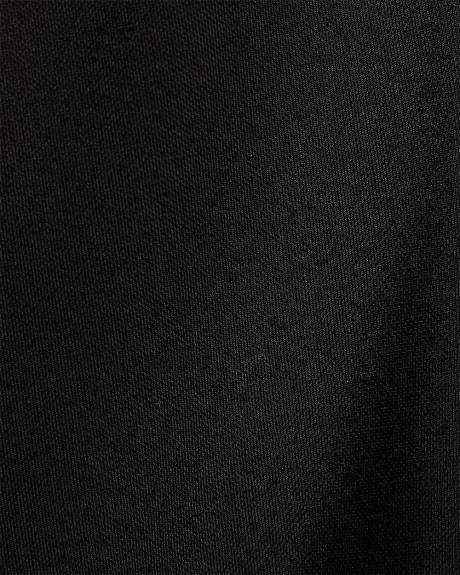 T-Shirt à Col Rond Et Manches Courtes avec Découpe au Dos