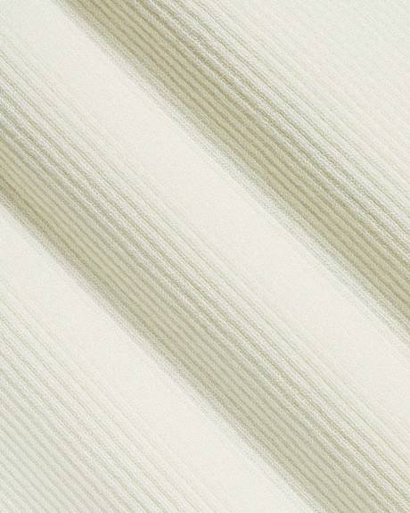 Pull &agrave; Col Polo et Manches aux Coudes