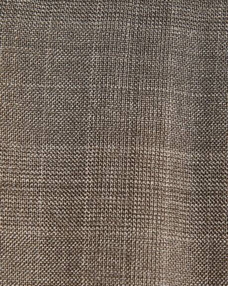 Slim-Fit Wool Plaid Suit Pant