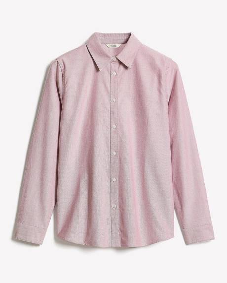 Chemise Oxford &agrave; Manches Longues