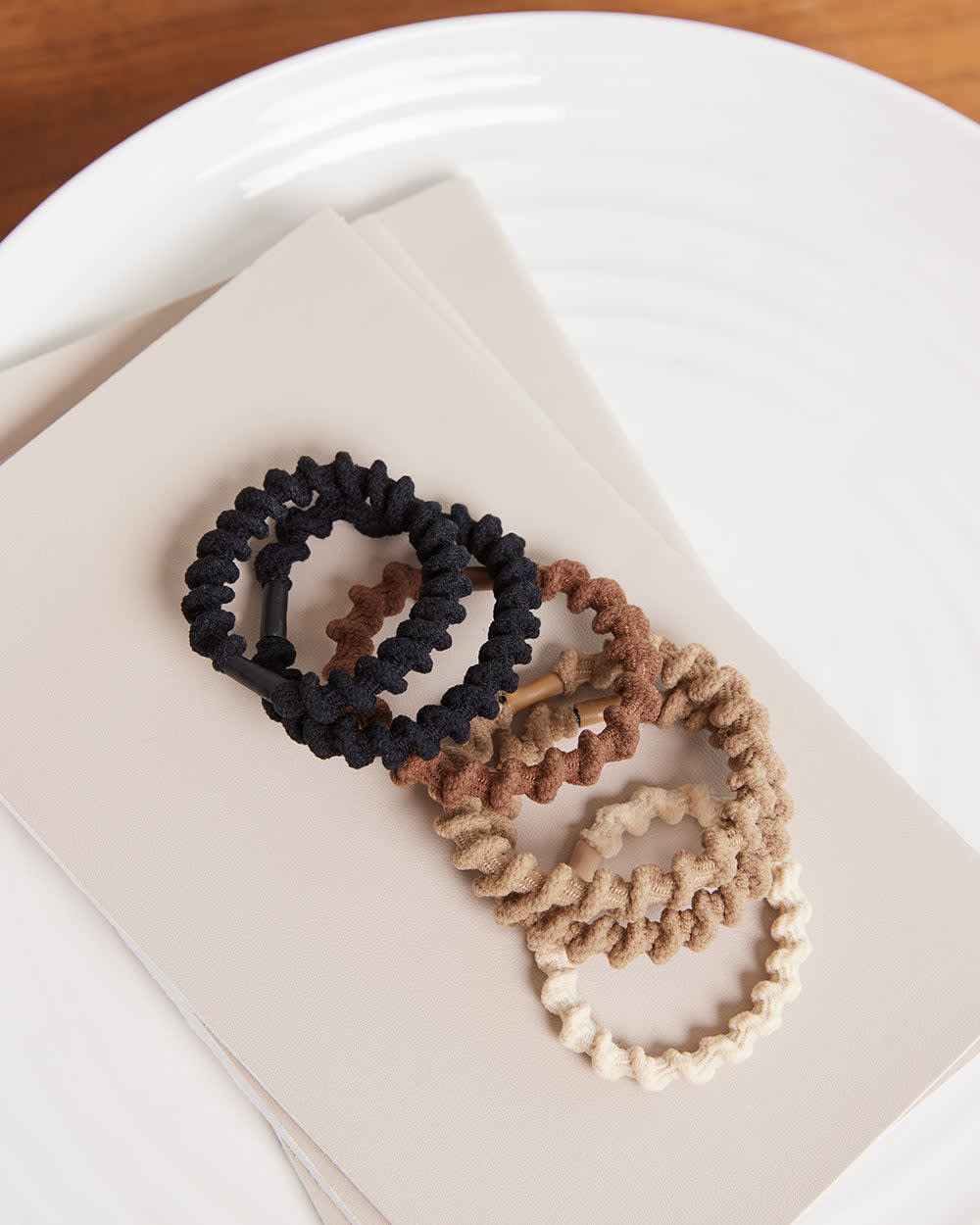 Twisted Hair Ties, Set of 6 RW&CO.