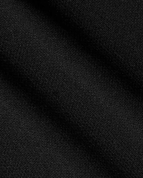 Elbow-Sleeve Buttoned-Down Cardigan