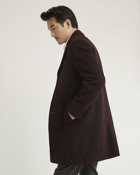 Classic Wool Coat with Tailored Collar