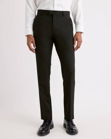Black Slim Fit E-Tech Suit Pant