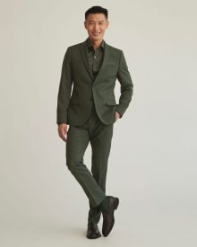 Slim Fit Dark Green Suit Pant