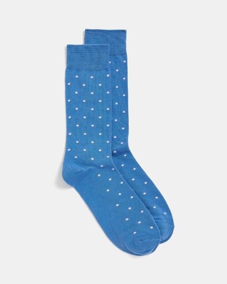 Blue Dot Socks