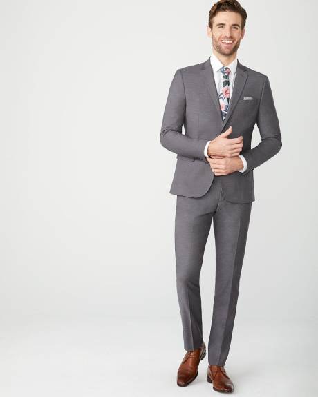 Essential Tailored Fit Wool-Blend Suit Pant - 30''