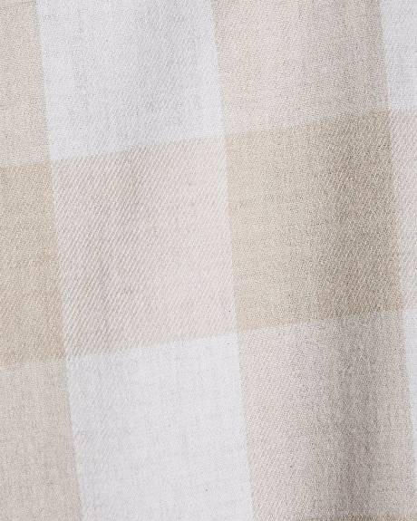 Regular-Fit Plaid Flannel Shirt