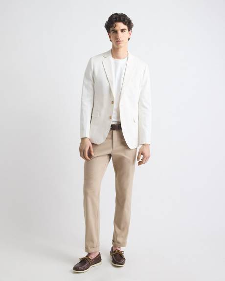 Linen-Blend Blazer