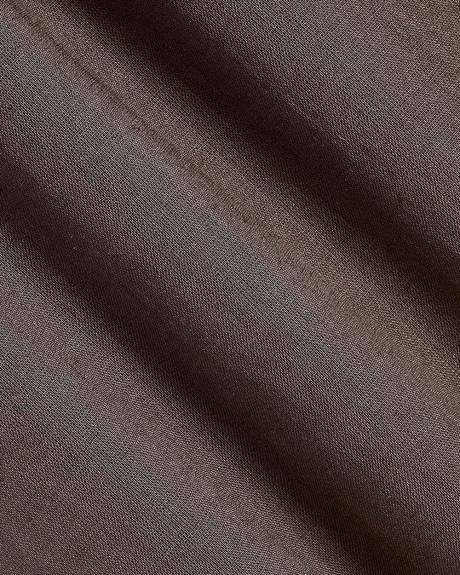 One-Shoulder Fit-and-Flare Midi Dress