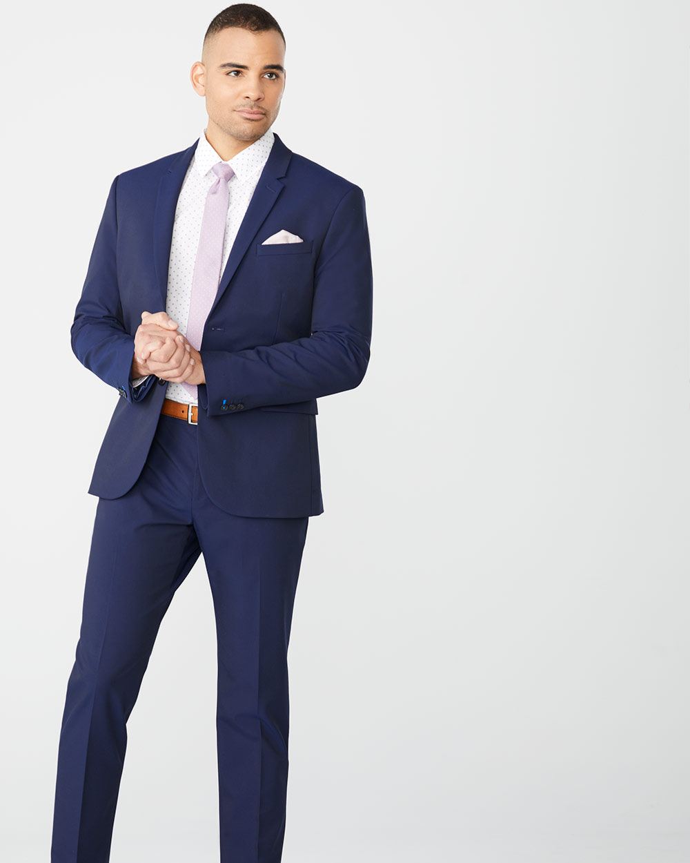 Athletic Fit ETech Navy suit Blazer RW&CO.