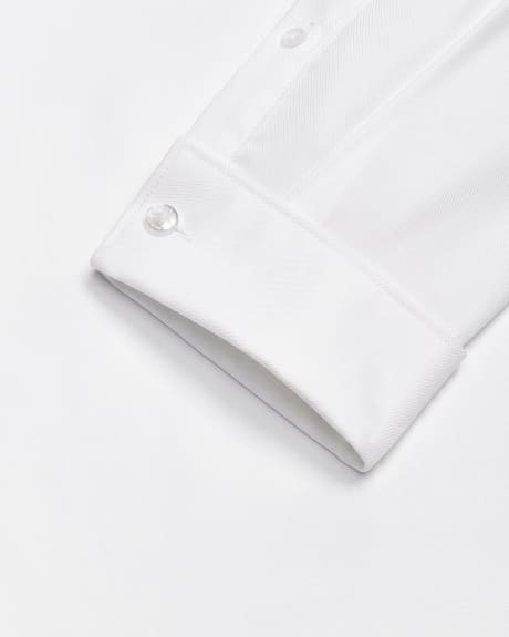 Chemise habillée coupe ajustée à poignet mousquetaire