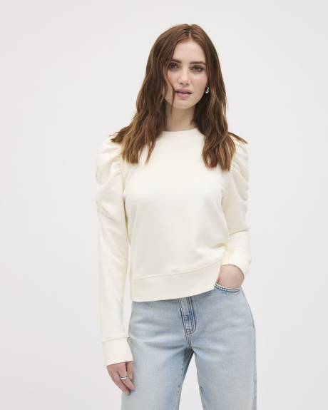 Long-Sleeve Crew-Neck French Terry Sweatshirt