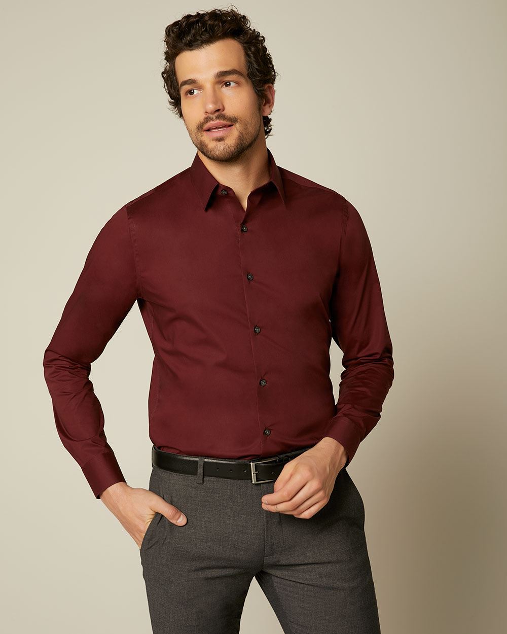 Slim fit stretch dress shirt RW&CO.