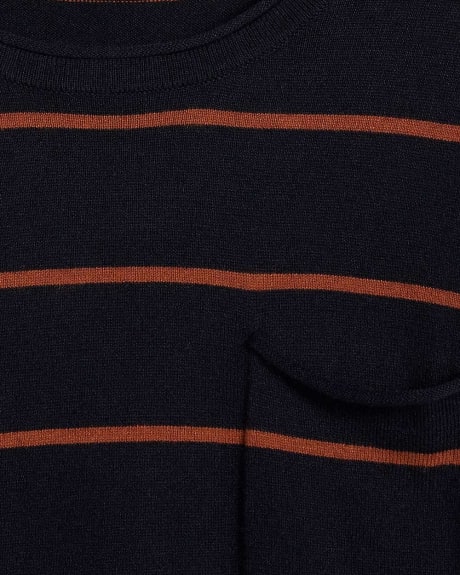 Fine Gauge Sweater with Pocket