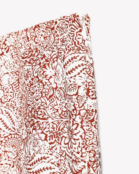 High-Rise A-Line Maxi Skirt