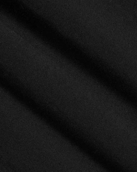 T-Shirt Henley à Manches Courtes