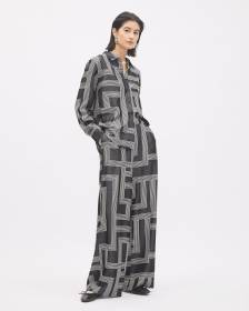 High-Rise Fluid Wide-Leg Pant